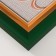 Photo frame Plastic format A4 "Stefania" Green with gold 4.4x26x34.5 cm