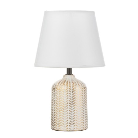 Berte table lamp E27 40W white-gold 20x20x32 cm-5