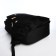 Youth backpack from textiles, 2 lightning departments, 4 pockets, black/orange color