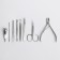 Manicure set, 8 items, in case, color mix