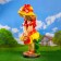 Садовая фигура "Девушка Модница" 40х30х87см