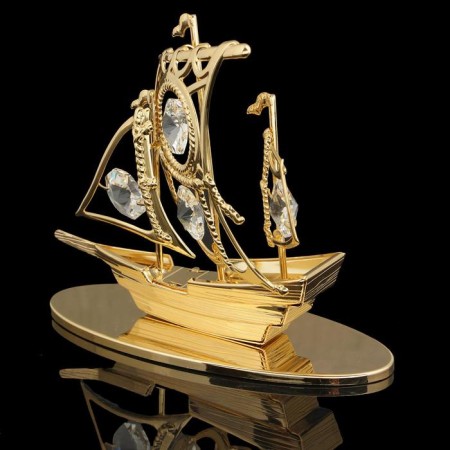 Souvenir "Ship", 4.5 × 10 × 9 cm, with crystals-1