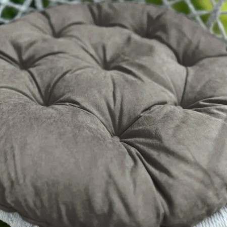 Pillow for swing "Tina", diameter 60 cm, color gray color-3