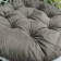 Pillow for swing "Tina", diameter 60 cm, color gray color