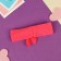 Hair bandage "chosen" bow of peas, 16x3 cm, raspberry