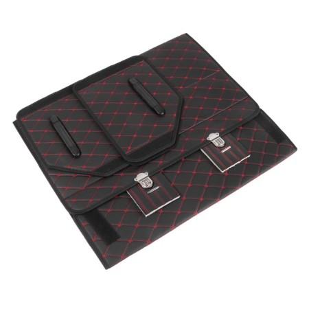 Organizer COFR in the trunk of a car, sakvozh 68 × 32 × 30 cm, eco -legged, with a red line-9