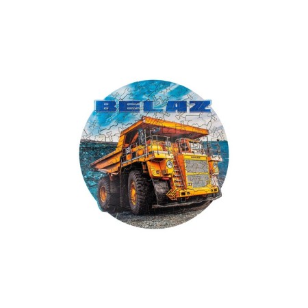 Wooden figured puzzle EWA "BELAZ", 28 × 28 cm-6