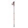 Scandinavian walking onLitop, telescopic, 3 sections, aluminum, up to 135 cm, 1 pcs., Red/blue color,