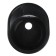 Kitchen sink made of stone AG3C1, 570x465 mm, oval, black color