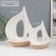 Souvenir Ceramics "Big Saisen" Sand-white 22.5x8.5x25.3 cm