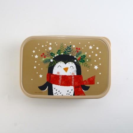 New Year. Penguin lunch-box, 1200 ml-1
