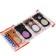 Bookmarks with adhesive edge (stickers), 23 x 45 mm, 4 colors of 20 sheets, paper, Devente "cats", in a plastic bag
