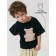 T -shirt Children's Amarobaby Bear, height 128 cm, black color