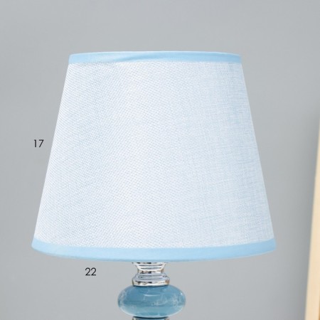 Table lamp "turquoise" 1x40W E27 220V Blue 21x21x39 cm Risalux-5