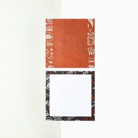 Block of papers for records, stickers, pen "February 23"-4