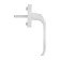 Window handle "Hermo" 35 mm, white