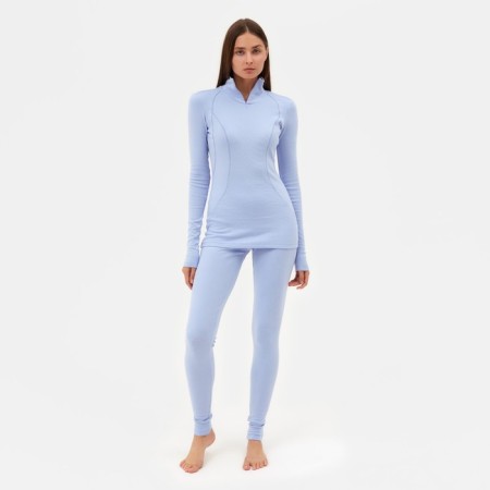 Women's thermal underwear (longshit, leggings) minku Blue color, river 44-5
