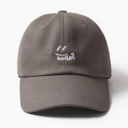 Minaku cap "smile", gray color, size 56-58-5