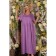 Female dress, size 48, purple color
