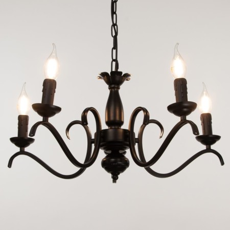 Chandelier 2715/5 E14 40W Black 51x51x26-56 cm Bayerlux-2