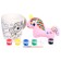 Painting mugs "Bright Unicorn" with a soft toy 300 ml