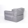 Handwalking chair "Coos", size 80x90 cm, gray color, mobble