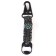 A multifunctional keychain, tourist from a paracord, with a compass, opener, 16 cm