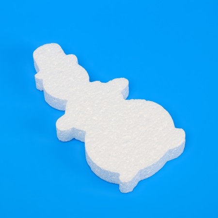 Harvesting of foam "Snowman in a hat", relief, 18 x 2 cm-3
