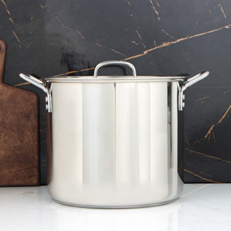 Poster "General catering", 15 l, d = 30 cm, h = 25 cm, metal cover, with a heat distribution layer-5
