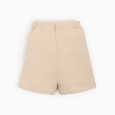 Set for a boy (shirt, shorts) minku beige color, height 158-11
