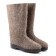 Male boots, gray color, size 38 (26)