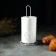 Standing for paper towels of the share "Heart", 13.5 × 13.5 × 28 cm, white color