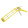 Tundra sealant gun, plastic skeletal case, round rod, 225 mm