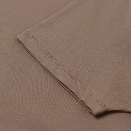 T -shirt female, brown color, size 44 (m)-2