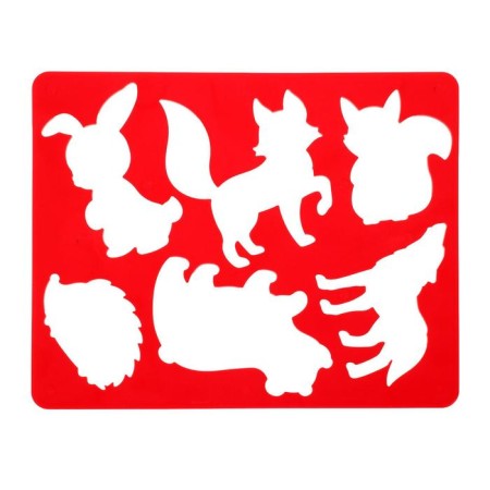 Stencil "Forest Beasts", plastic-1