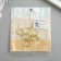 Rings for creativity (for photo albums) "gold" int. D = 1.5 cm external. D = 2 cm set 10 pcs