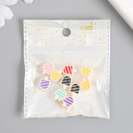 Busina for creativity Plastic "Eskimo" MIX 0.8x1x1.2 cm-4