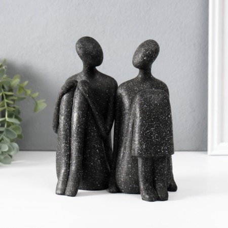 Polystone souvenir "close - far" black set 2 pcs 9x19x19.5 cm-10