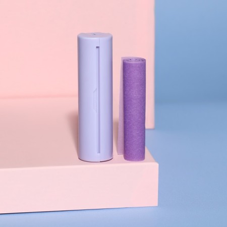 Leaf soap, in roll, d 2.3 × 9 cm, 120 cm, purple color-4