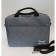 Document bag (oxford) gray with black sling