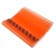 Set of covers PE 10 pieces, 208 x 400 mm, 140 μm, for notebooks, universal, with bookmarks, mix