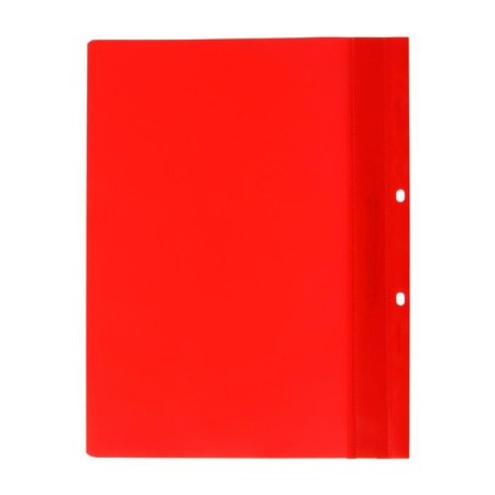 Calligrata, A4, 180 microns, red, transparent top, perforation folder-2