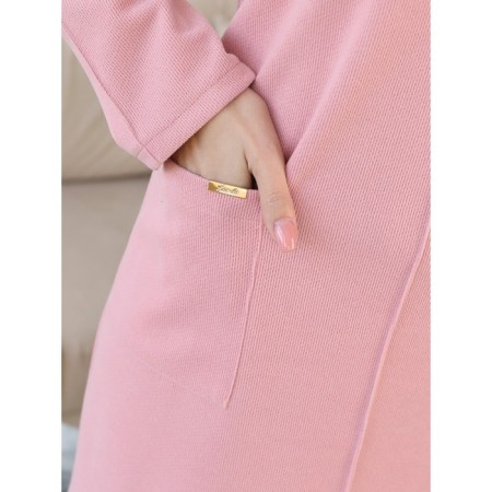 Women's dress, size 56, pink color-12