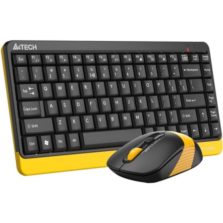 Keyboard + Mouse A4Tech FSTYLER FG1110 CLAV: Black/Yellow Mouse: Black/Yellow USB USB 107807-1
