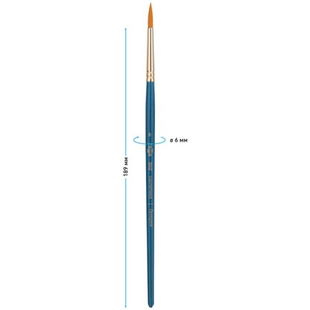 Brush Art Synthetics Gamma "Gallery", Round No. 5, short handle 302005-2