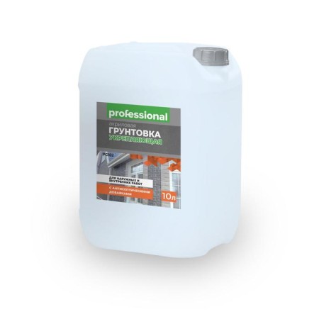 The primer strengthens with an antiseptic for external and internal work, 10 liters