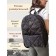 Nino maxi backpack black quilted fabric