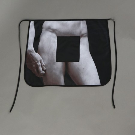 Apron kitchen "David", with a pocket-1