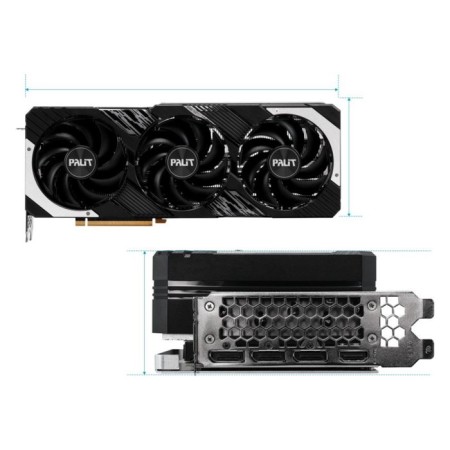 The Palit PCI-E 4.0 RTX4070TI SUPER GAMINGPRO OC NVIDIA GeForce RTX 4070TI SUPER 16G 106497-8