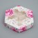 Confectionery box, packaging, “peonies”, 23 x 23x 4 cm